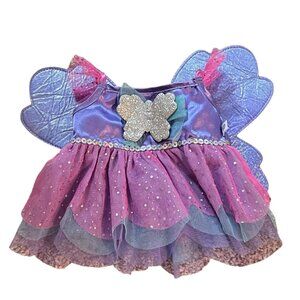 Build-a-Bear Multi-color Fairy Dress Pink Purple Blue